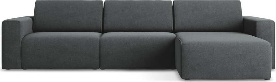 Šedá modulární rohová pohovka (pravý roh) Kalea – Makamii