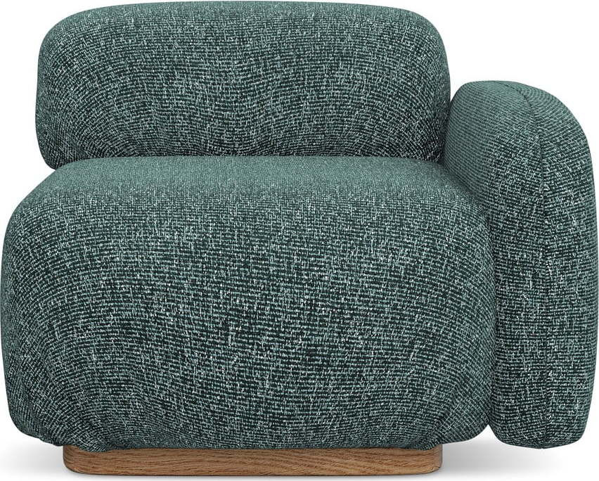 Tyrkysový modul pohovky (pravý roh) Ailani – Makamii