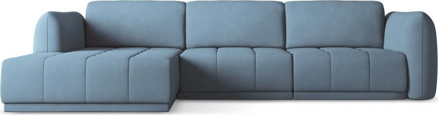 Světle modrá rohová pohovka (levý roh) Hoku – Makamii