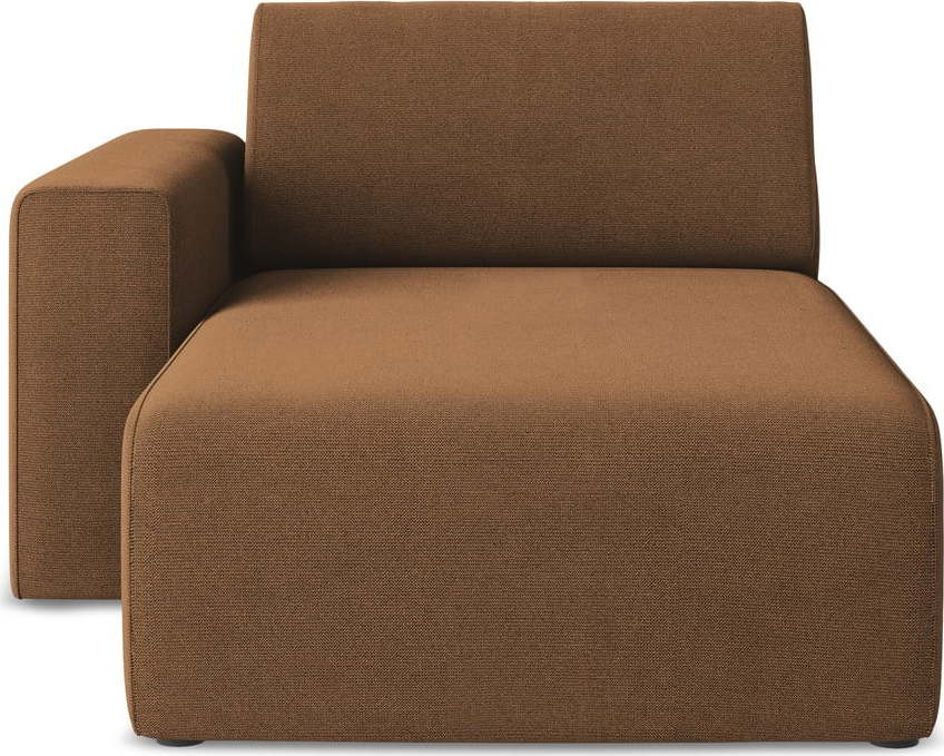 Hnědý modul pohovky (levý roh) Kalea – Makamii