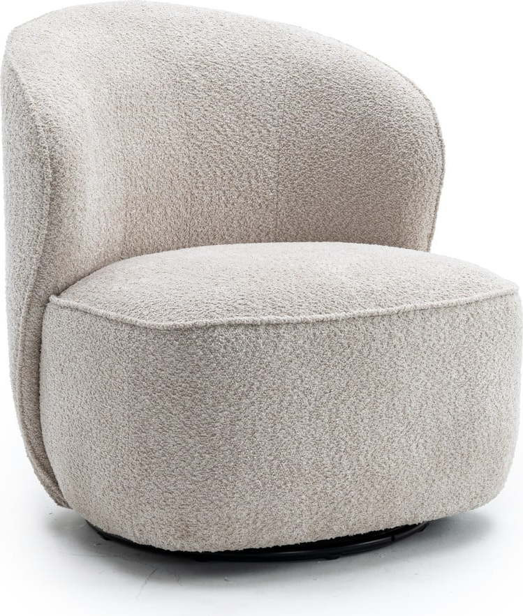 Světle šedé křeslo Edna – Marckeric