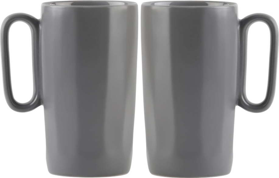 Šedé hrnky z kameninyv sadě 2 ks 330 ml Fuori – Vialli Design