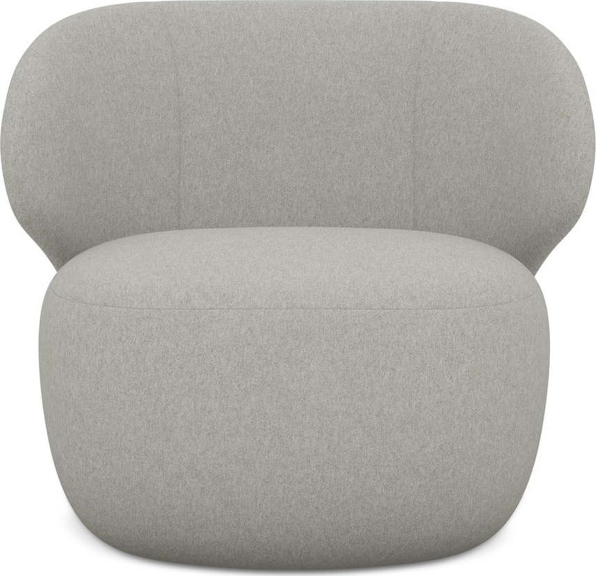 Světle šedé křeslo Kama – Makamii