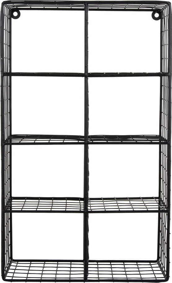 Černá patrová ocelová police 30 cm Reja – PT LIVING