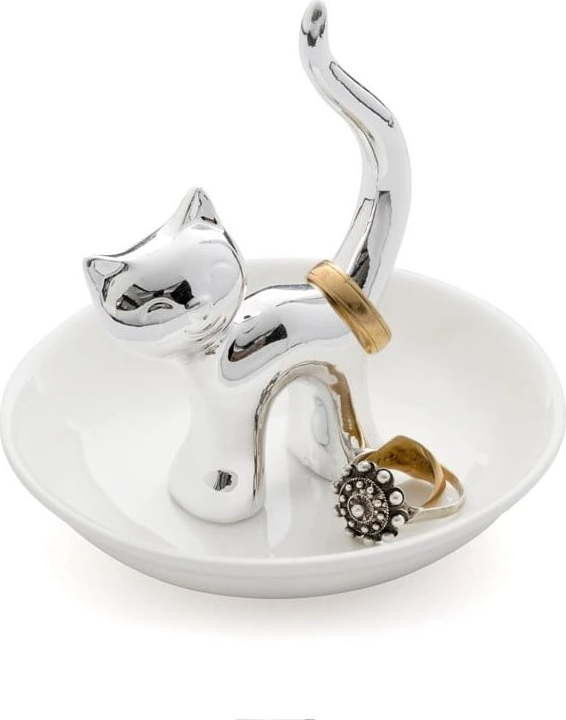 Porcelánový stojan na šperky Cat – Balvi