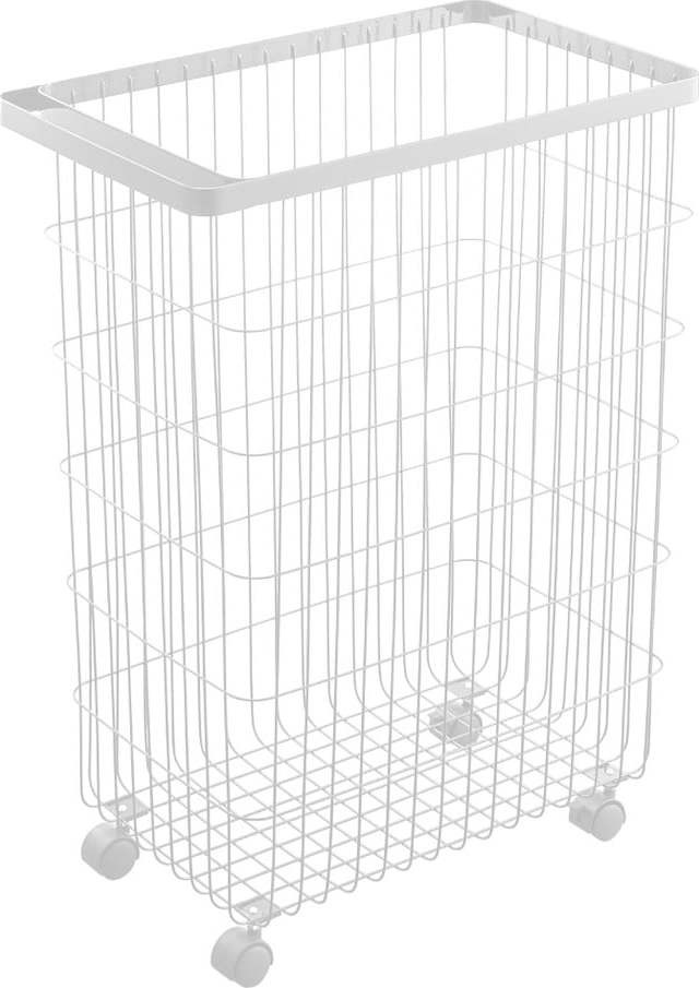 Bílý kovový koš na prádlo 55 l Tower – YAMAZAKI