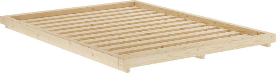 Dvoulůžková postel z borovicového dřeva s roštem 180x200 cm Dock – Karup Design