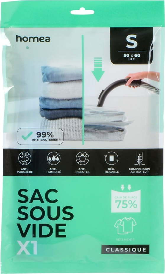 Vakuový pytel Antibacterial – Homéa