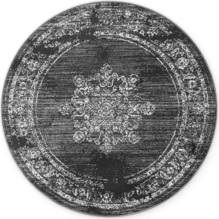 Šedý kulatý koberec ø 160 cm Gloria Lydia – Hanse Home