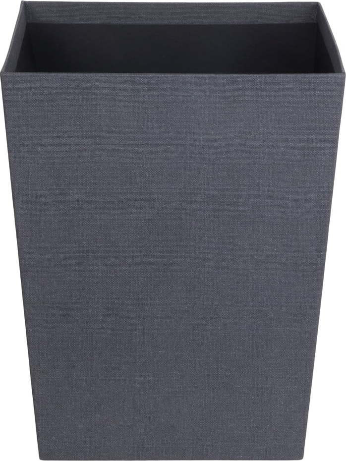 Černý odpadkový koš Sofia Canvas Paper Laminate – Bigso