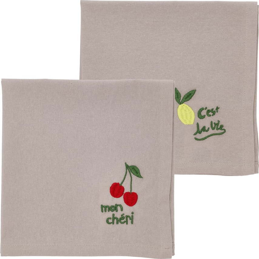 Textilní ubrousky v sadě 2 ks 40x40 cm Bistro – Södahl