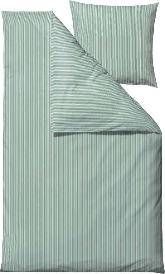Světle zelené bavlněné povlečení na jednolůžko/prodloužené 140x220 cm Cheerful – Södahl