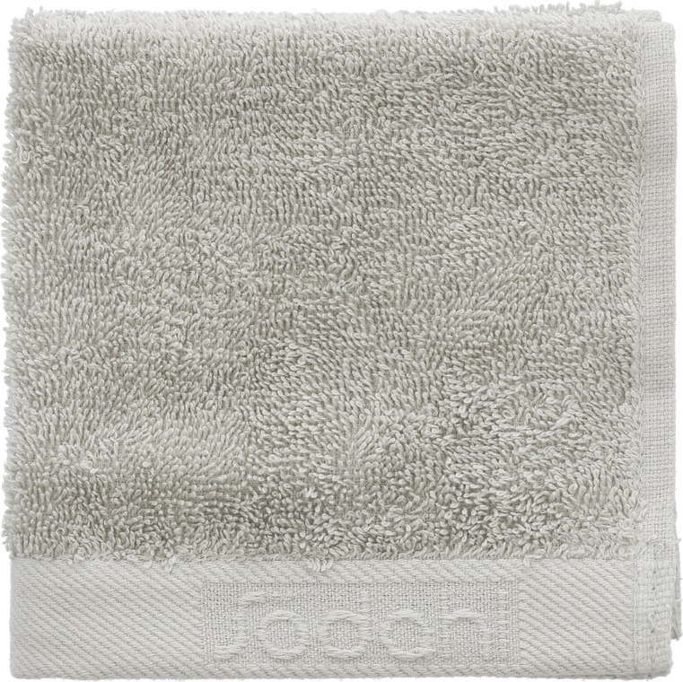 Světle šedý froté bavlněný ručník 30x30 cm Comfort – Södahl