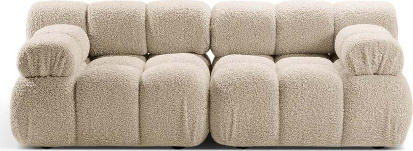 Béžová modulární pohovka z textilie bouclé 188 cm Bellis – Micadoni Home