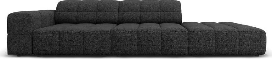 Antracitová lenoška (levý roh) Chicago – Cosmopolitan Design