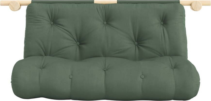 Zelená rozkládací pohovka 135 cm Hooked – Karup Design