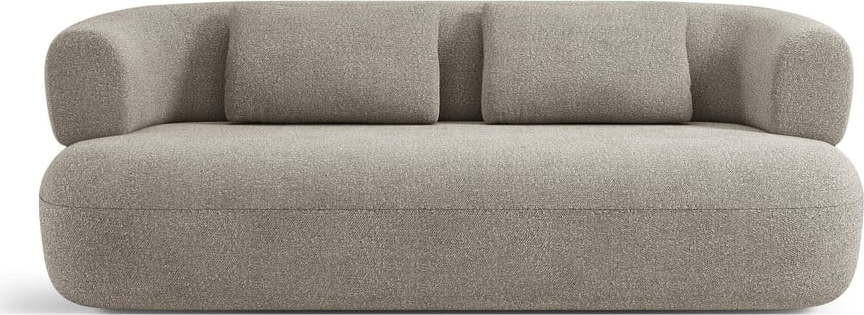 Světle šedá pohovka z textilie bouclé 178 cm Jenny – Micadoni Home