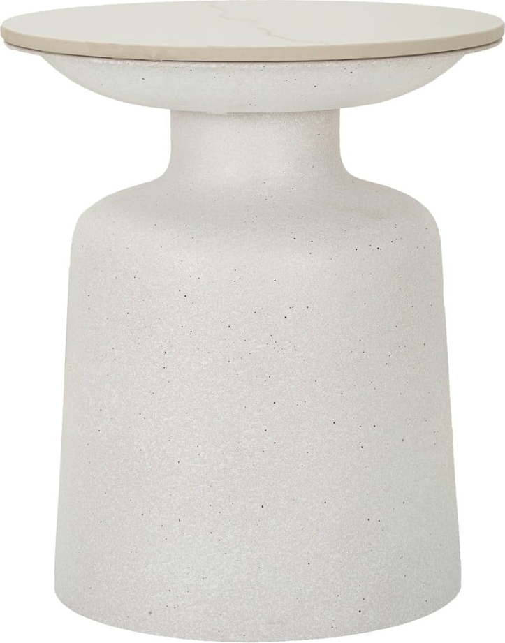 Kulatý odkládací stolek s keramickou deskou ø 40 cm Fush – Mauro Ferretti