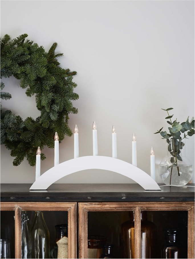 Bílá vánoční světelná dekorace Atle – Markslöjd