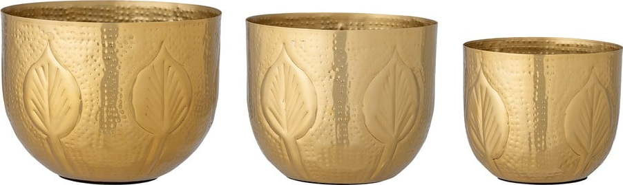 Kovové obaly na květináče v sadě 3 ks ø 18 cm Bati – Bloomingville