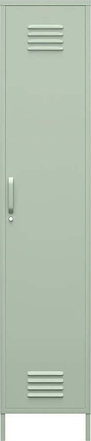 Zelená kovová skříňka 38x185x40 cm Mission District – Støraa