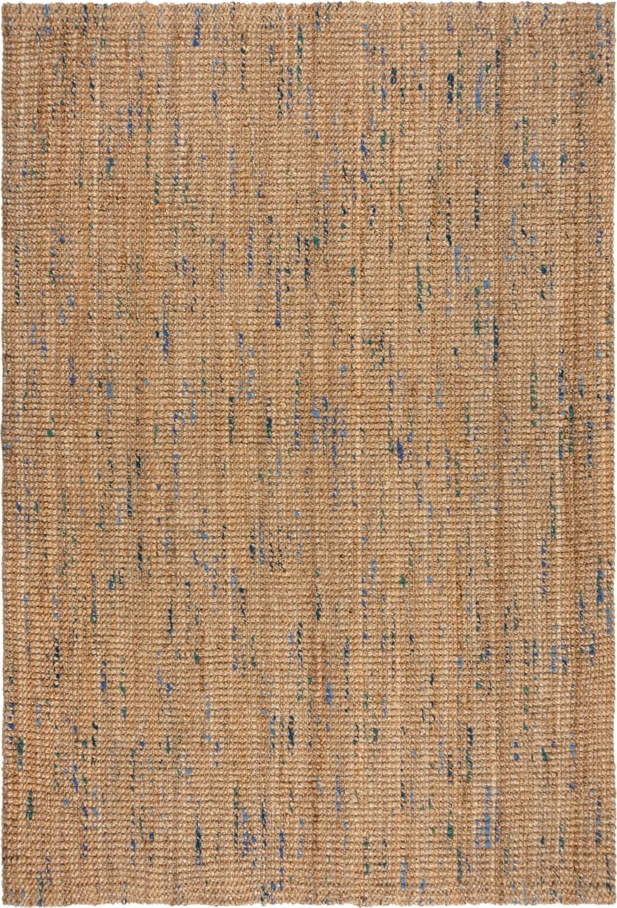 Ručně tkaný jutový koberec v modro-přírodní barvě 120x170 cm Jute Boucle Blue – Flair Rugs