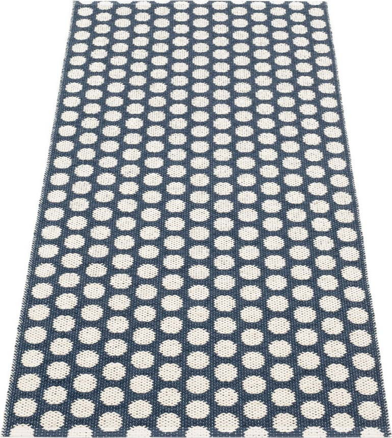 Tmavě modrý vnitřní a venkovní běhoun 70x150 cm Noa Dark Blue – Pappelina