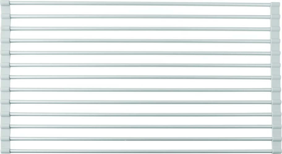 Hliníková odkapávací mřížka na dřez ve stříbrné barvě Metro – iDesign