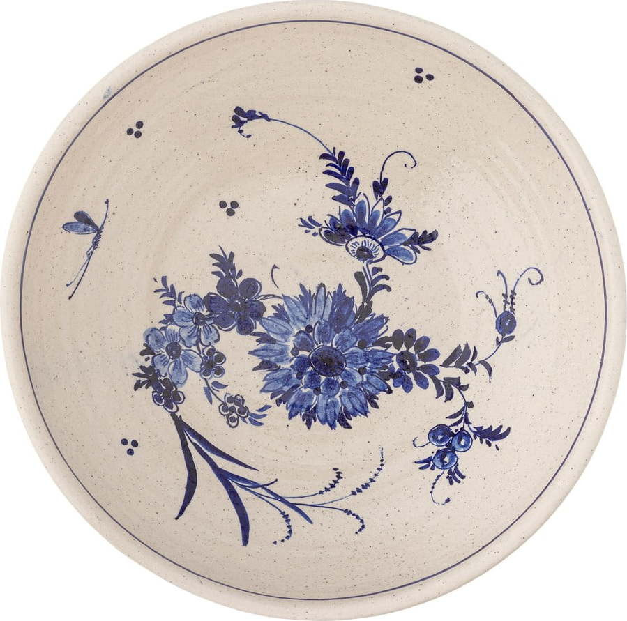 Modrá/béžová terakotová mísa ø 41 cm Aleni – Bloomingville