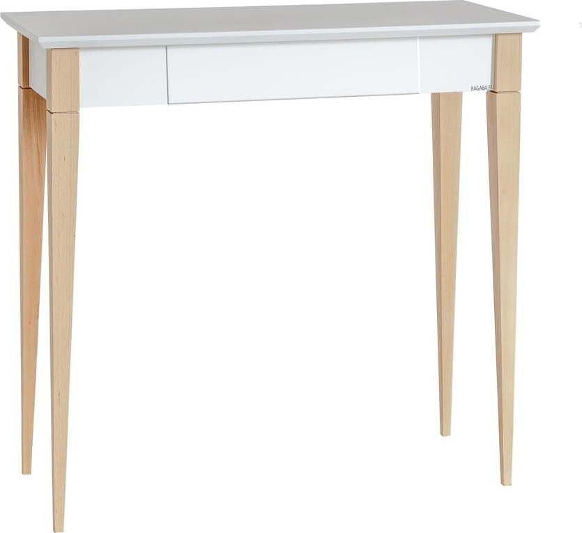 Bílý pracovní stůl Ragaba Mimo, délka 65 cm