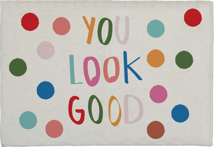 Koupelnová předložka 60x40 cm You Look Good - Little Nice Things