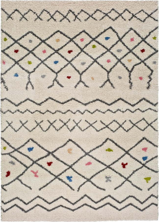 Bílý koberec Universal Kasbah Puro, 80 x 150 cm