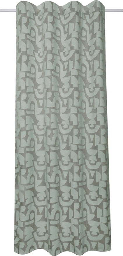 Zelený závěs z žakáru 135x245 cm Dekor – Sehlbach