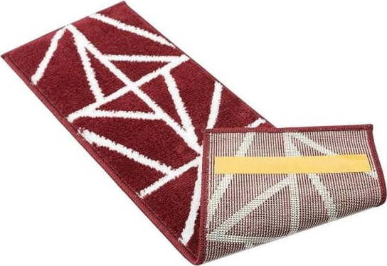 Červené nášlapy na schody v sadě 13 ks 22x73 cm Striped – Mila Home