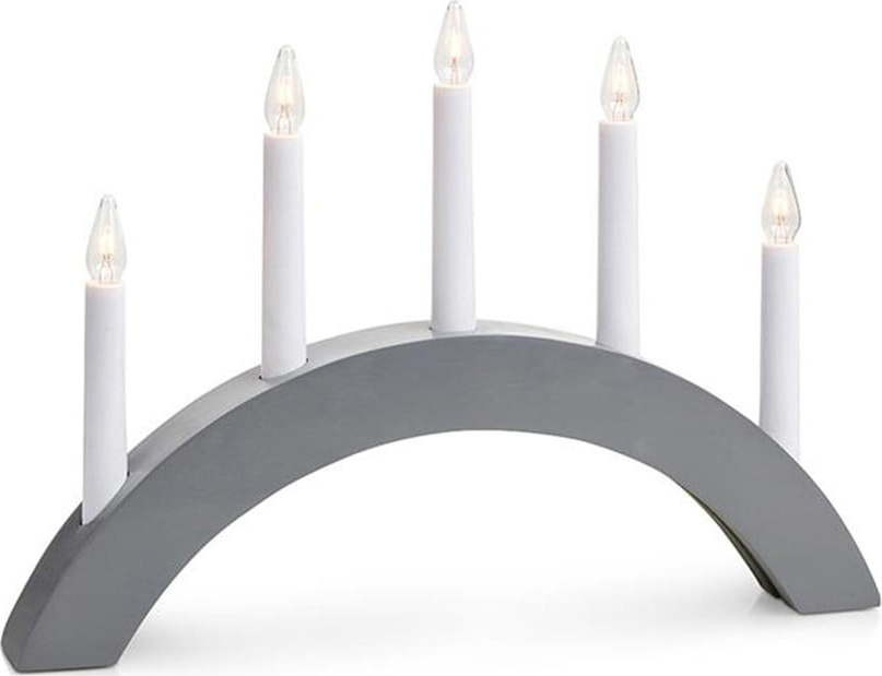 Šedá světelná dekorace s vánočním motivem Atle – Markslöjd