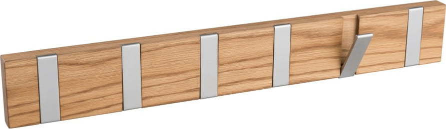 Nástěnný věšák z dubového dřeva v přírodní barvě Confetti – Rowico