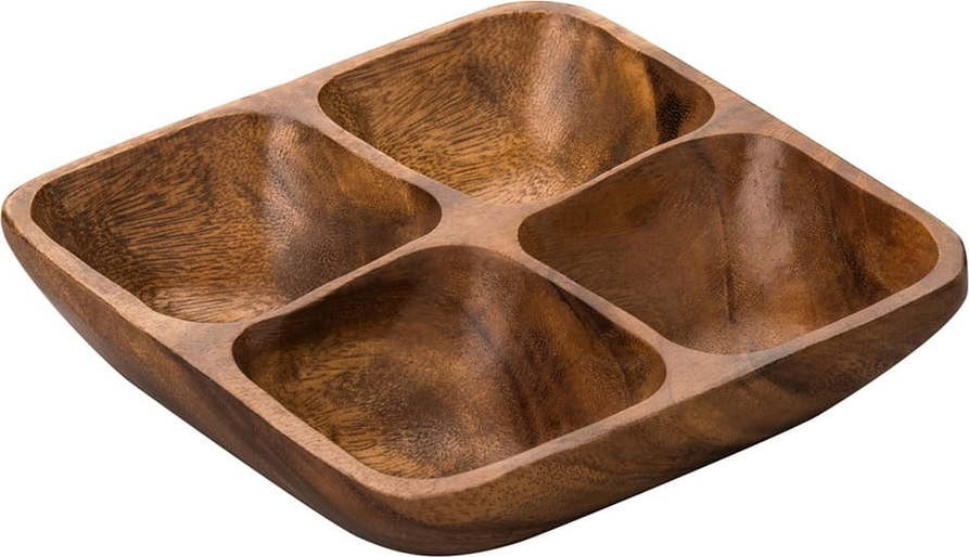 Hnědá dřevěná servírovací mísa Kora – Premier Housewares