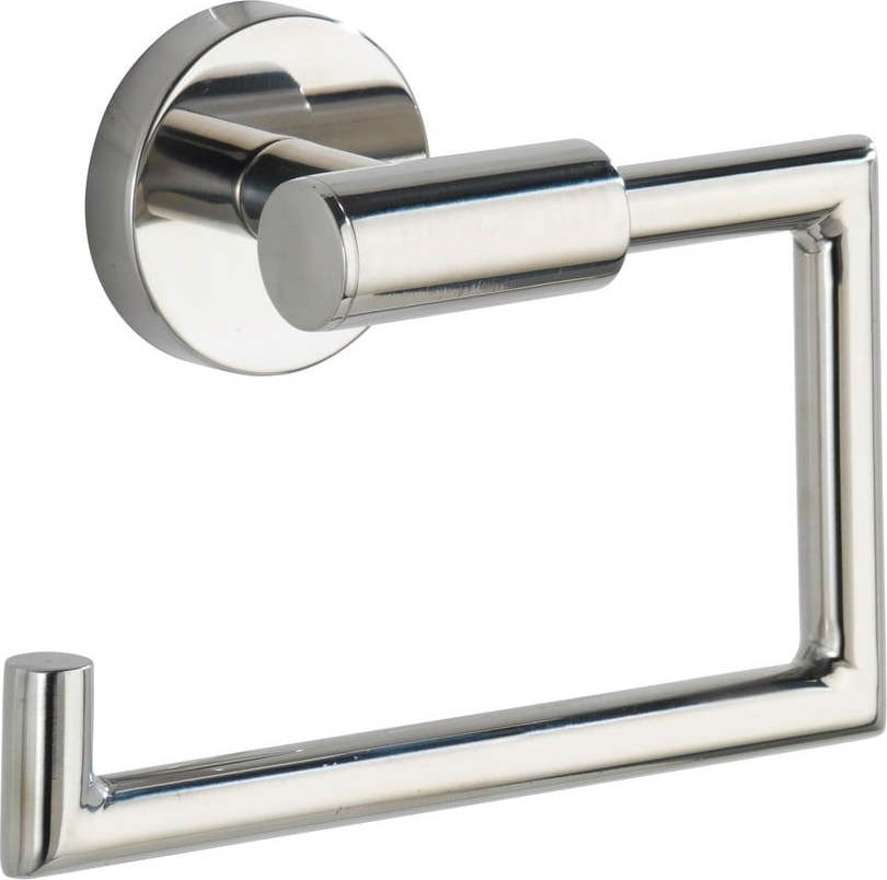 Nástěnný držák na toaletní papír z nerezové oceli v leskle stříbrné barvě Bosio – Wenko