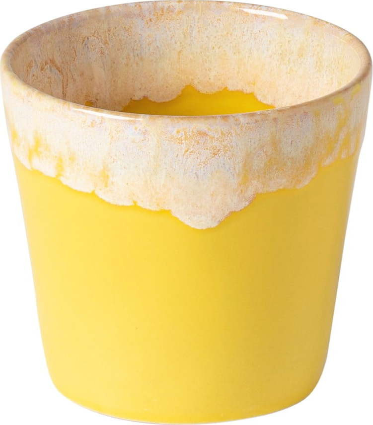 Žluto-bílý šálek z kameniny 210 ml Grespresso – Costa Nova