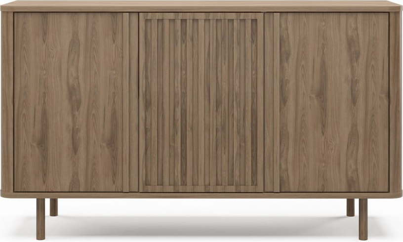 Komoda v dekoru dubu v přírodní barvě 138x80x40 cm Salma – Marckeric