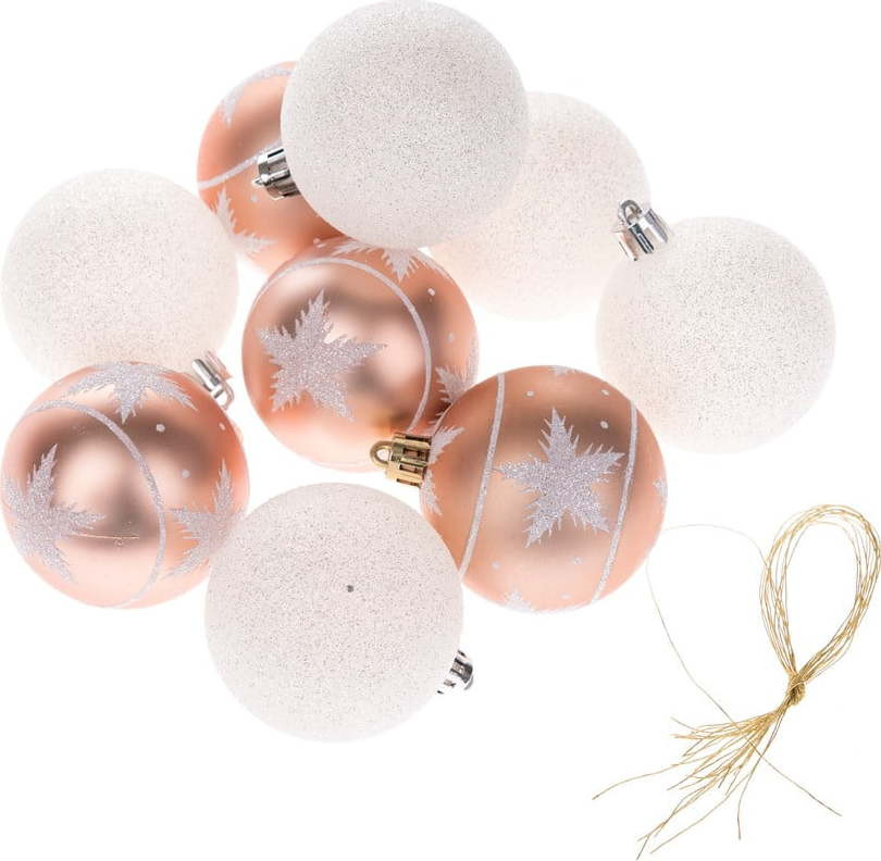 Vánoční koule v sadě 9 ks – Dakls