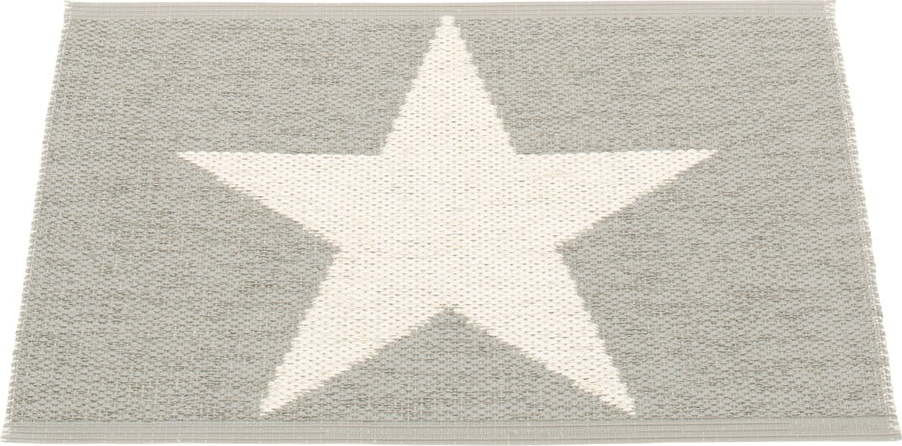 Světle šedý vnitřní a venkovní koberec 70x50 cm Viggo Warm Grey – Pappelina