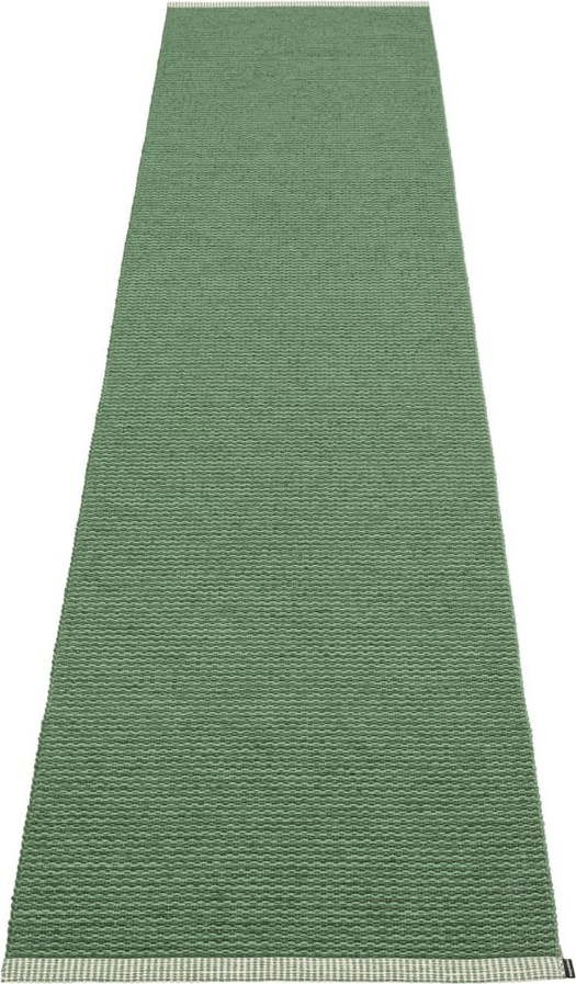 Zelený vnitřní a venkovní běhoun 70x300 cm Mono Leaf Oregano – Pappelina