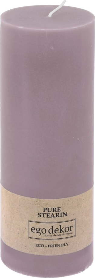 Fialová svíčka Eco candles by Ego dekor Friendly, doba hoření 60 h