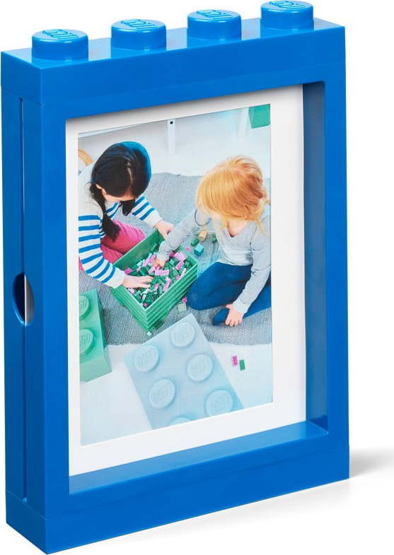 Modrý rámeček na fotku LEGO®, 19,3 x 26,8 cm