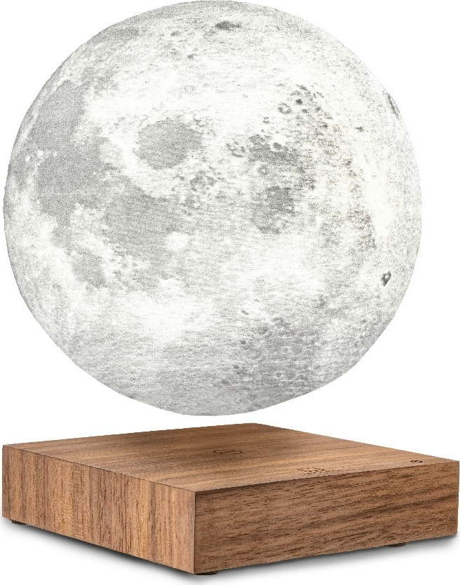 Hnědá LED stolní lampa (výška 14 cm) Moon – Gingko