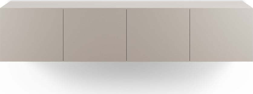 Krémový TV stolek 180x38x35 cm Daroca – Marckeric