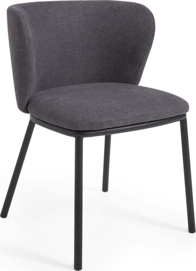 Tmavě šedá jídelní židle Ciselia – Kave Home