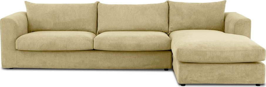 Žlutá rohová pohovka (pravý roh) Asgard – Scandic