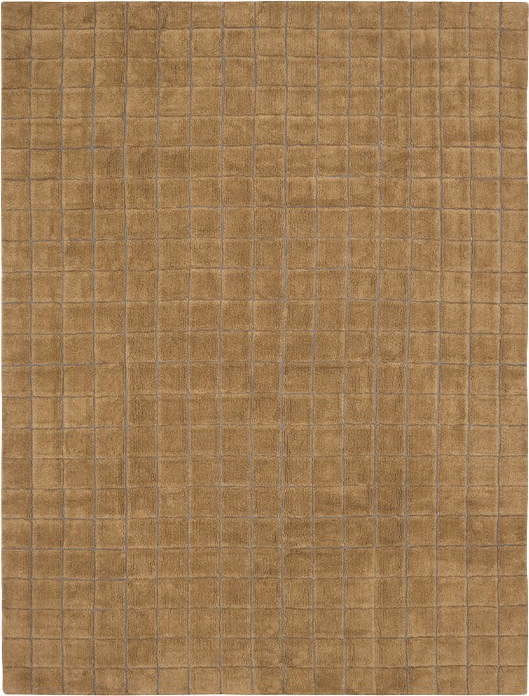 Okrově žlutý ručně tkaný vlněný koberec 230x300 cm Mosaic Ochre – Lorena Canals